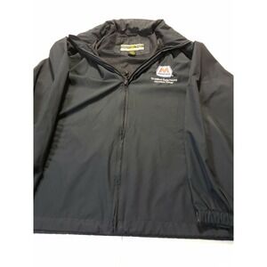Womens Sz Medium Rain Jacket Marathon Oil Gas Houston TX
